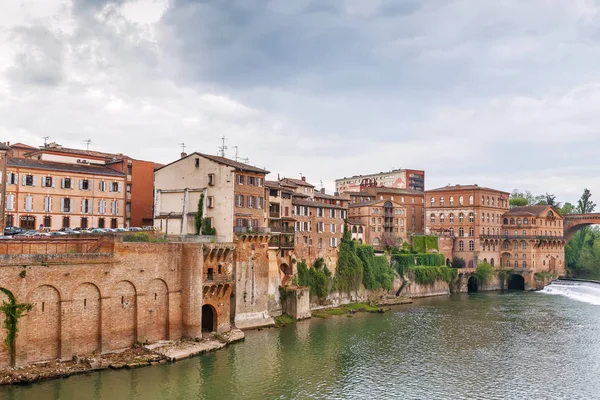 Paisaje Urbano Albi Desde Río Tarn Francia —  Fotos de Stock