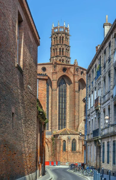 Iglesia Los Jacobinos Una Iglesia Católica Romana Desconsagrada Situada Toulouse —  Fotos de Stock