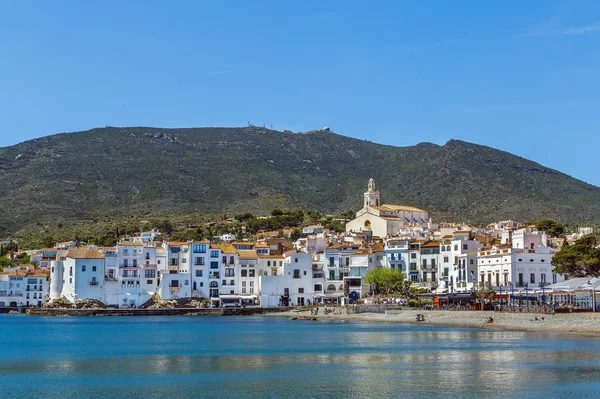 Uitzicht Cadaques Vanaf Zee Catalonië Spanje — Stockfoto