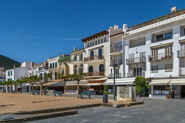 Häuser Meer Cadaques Katalonien Spanien — Stockfoto