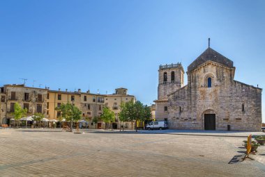 Ana Sant Pere kare, Sant Pere Manastırı Besalu City, İspanya