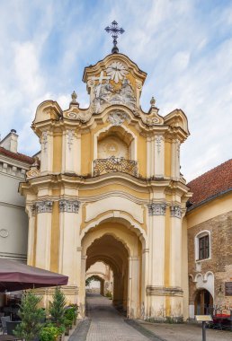 Church and monastery of the Holy Trinity, Vilnius, Lituania. Basilian Gate clipart
