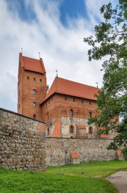 Trakai ada kale Trakai, Litvanya, Lake Galv bir adada yer alan bir ada kalesidir.