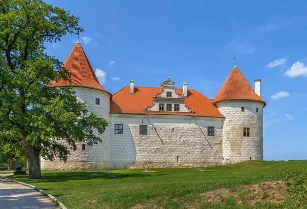 Restored Part Bauska Castle Latvia — Stock Photo, Image