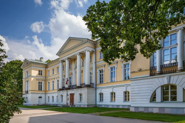 Mezotne Палац Розташований Manor House Розташований Муніципалітеті Mezotne Місті Bauska — стокове фото