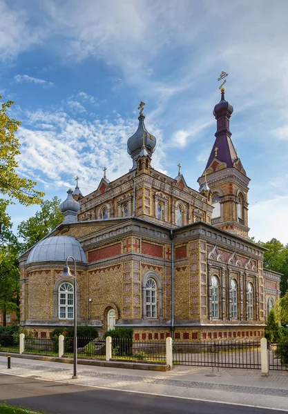 Parnu Estonya Başkalaşım Apostolik Ortodoks Kilisesi — Stok fotoğraf