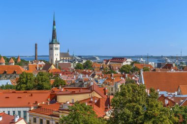 Panoramik Tallinn Toompea Hill, Estonya