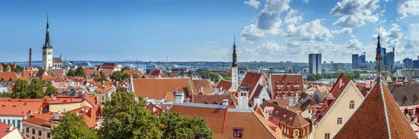 Vue Panoramique Tallinn Depuis Colline Toompea Estonie — Photo
