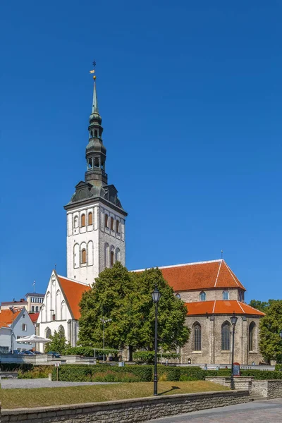 Die Kirche Nikolaus Ist Eine Mittelalterliche Ehemalige Kirche Tallinn Estland — Stockfoto