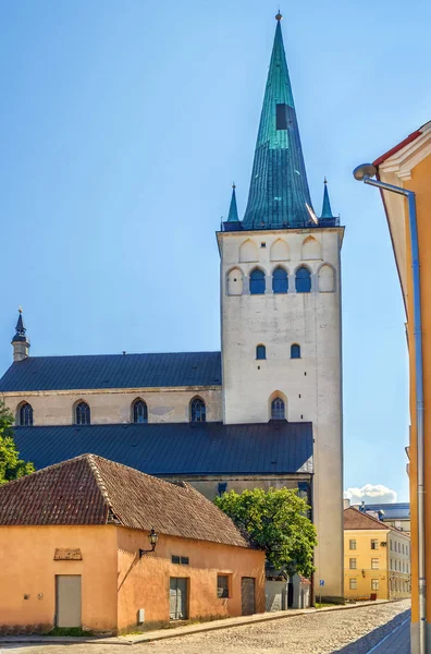 Olaf Kirche Oder Olav Kirche Tallinn Estland Wurde Vermutlich Jahrhundert — Stockfoto