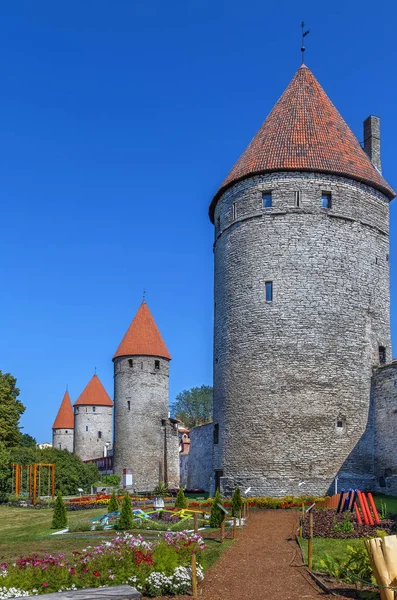 Ściany z Tallinn, Estonia — Zdjęcie stockowe
