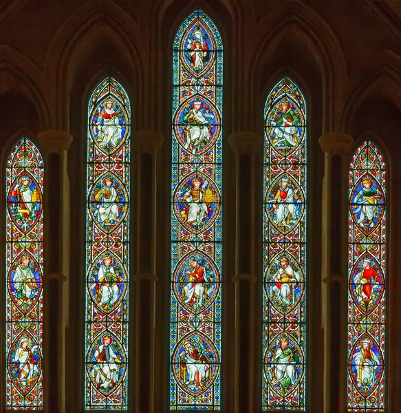 Okno witraże, Dublin, Irlandia — Zdjęcie stockowe
