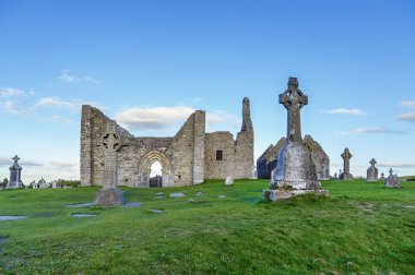 Clonmacnoise abbey, Ireland clipart