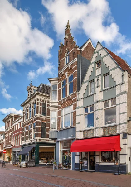 Straat in Haarlem (Nederland) — Stockfoto