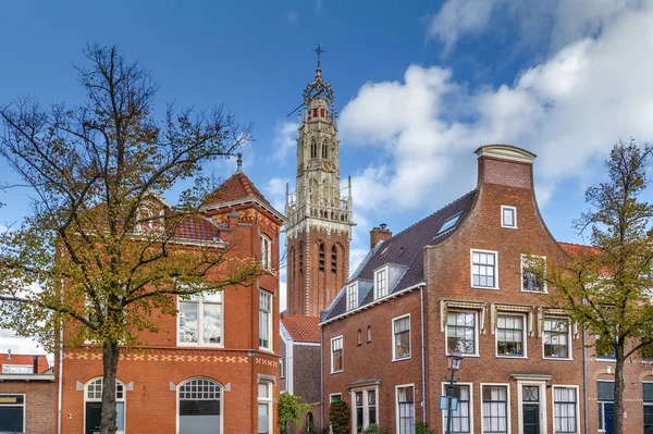 Вежа Bakenesserkerk, Гарлем, Нідерланди — стокове фото