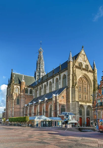 Kostel svaté Bavo, Haarlem, Nizozemsko — Stock fotografie