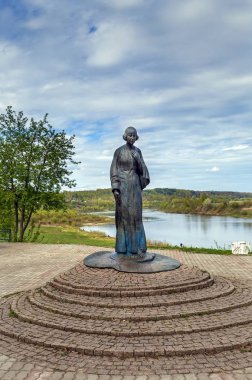 Marina Tsvetaeva Anıtı, Tarusa, Rusya Federasyonu