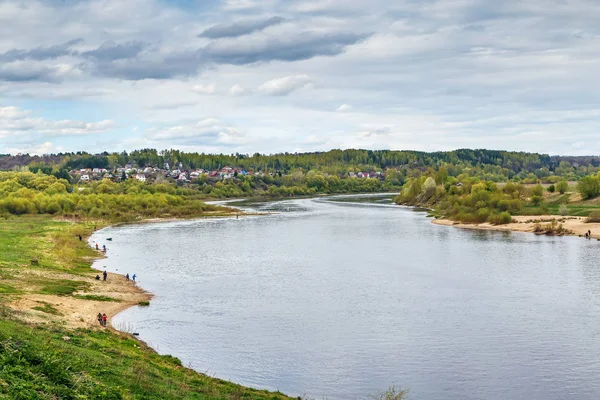 Oka river in Tarusa, Russia — Stock Photo, Image