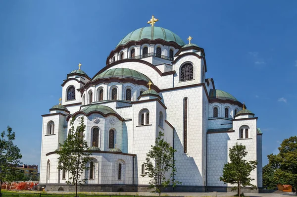 Kerk van Saint Sava, Belgrado, Servië — Stockfoto