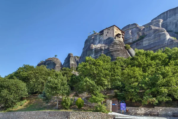 Vista del monasterio de San Nicolás Anapausas, Grecia —  Fotos de Stock