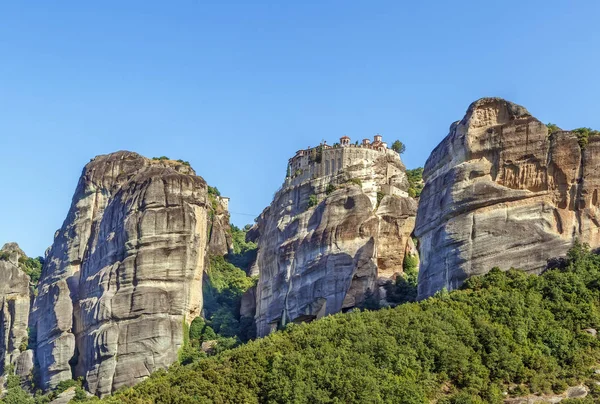 Blick auf Felsen in Meteora, Griechenland — Stockfoto