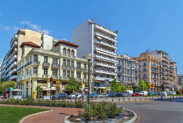 Rua em Salónica, Grecia — Fotografia de Stock