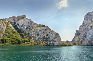 Milli park Krka, Hırvatistan kayalarda