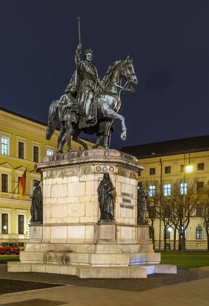 Статуя Людвига I, Мюнхен, Германия — стоковое фото