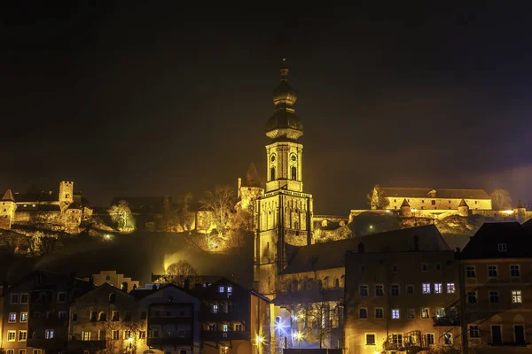 St. Jakob Parish Kilisesi, Burghausen, Almanya — Stok fotoğraf