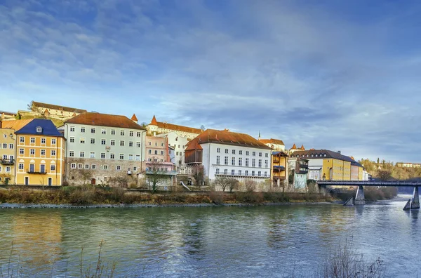 Widok z Burghausen, Niemcy — Zdjęcie stockowe