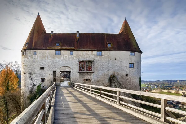 Georg Gate nel castello di Burghausen, Germania — Foto Stock