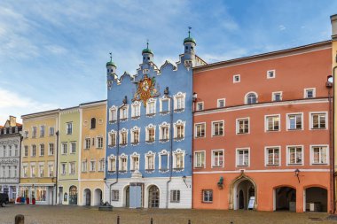 Şehir meydanı, Burghausen, Almanya
