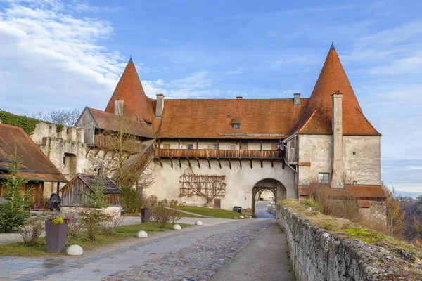 Gerbang Georg di Kastil Burghausen, Jerman — Stok Foto