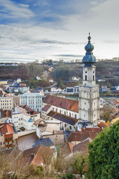 Vista de Burghausen, Alemanha — Fotografia de Stock