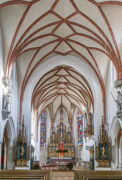 Iglesia parroquial de St. Jakob, Burghausen, Alemania — Foto de Stock