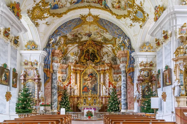 Raitenhaslach Abbey, Burghausen, Niemcy — Zdjęcie stockowe