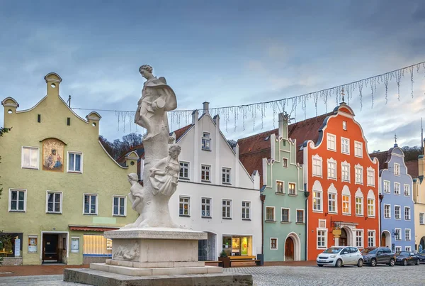 Calle Neustadt en Landshut, Alemania — Foto de Stock
