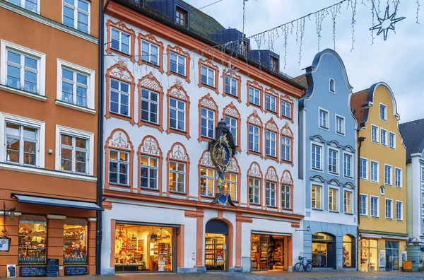 Altstadt street in Landshut, Germany — Stock Photo, Image