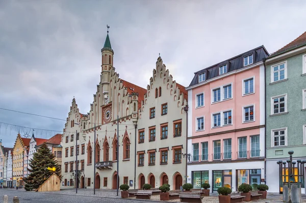 Altstadt street a Landshut, Germania — Foto Stock