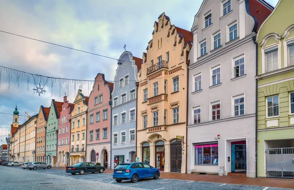 Landshut, Almanya'da Neustadt caddesi