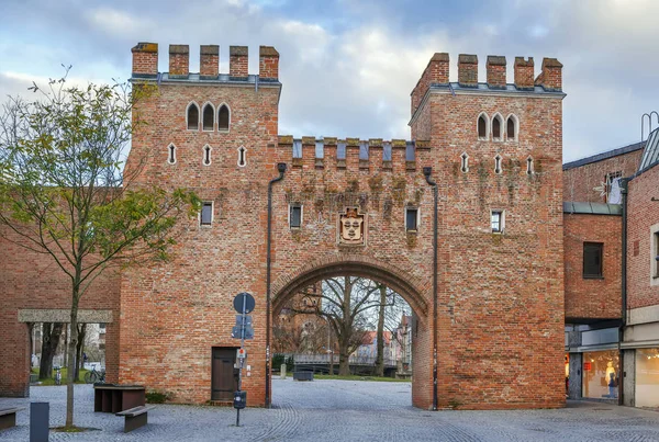 Landtor gate, Landshut, Alemanha — Fotografia de Stock