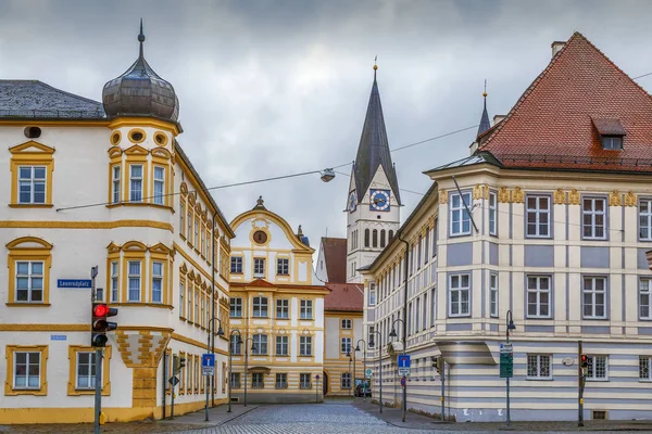 Leonrodplatz square, Eichstatt, Alemanha — Fotografia de Stock