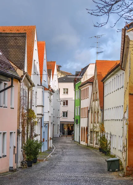 Straat in Freising, Duitsland — Stockfoto