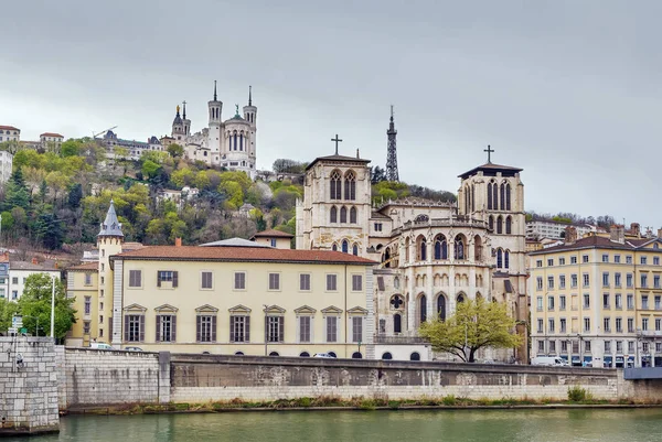View of Lyon cathedral, France — Stock Photo, Image