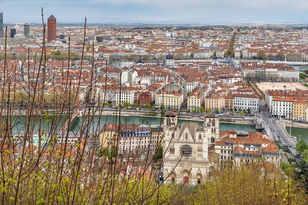 Widok na Lyon, Frane — Zdjęcie stockowe
