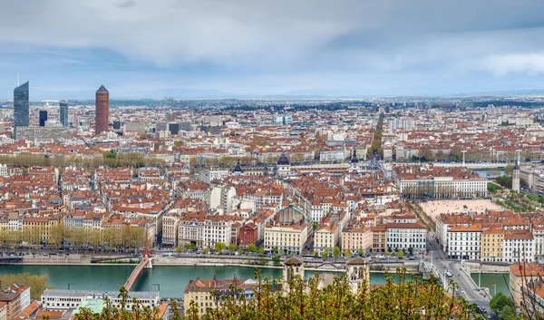 Widok na Lyon, Frane — Zdjęcie stockowe