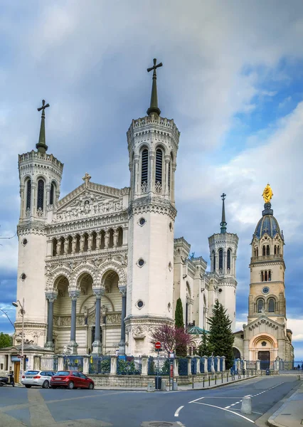 Базиліка Нотр-Дам-де-Fourviere, Ліон, Франція — стокове фото