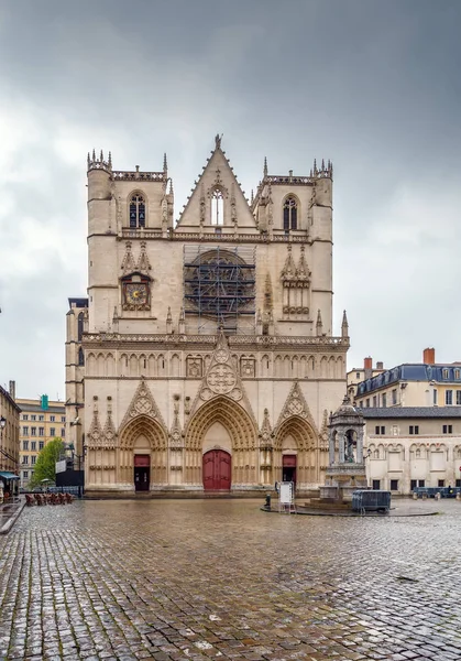 Lyon kathedraal, Frankrijk — Stockfoto