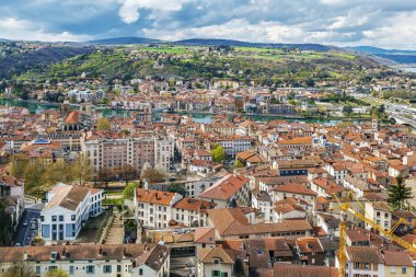 Vienne, Fransa 'nın havadan görünüşü