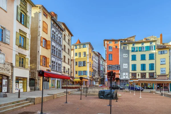 Square in Le Puy-en-Velay, France — Stock Photo, Image